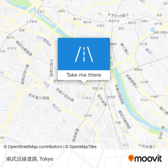 南武沿線道路 map