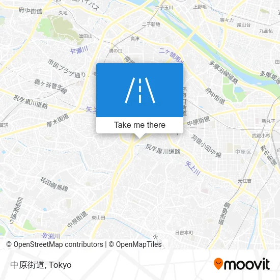 中原街道 map