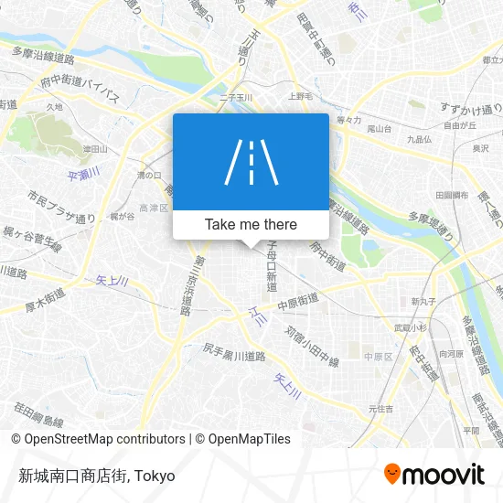 新城南口商店街 map