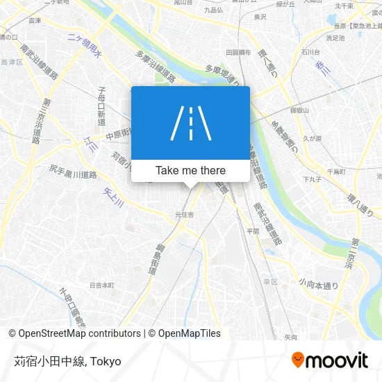 苅宿小田中線 map