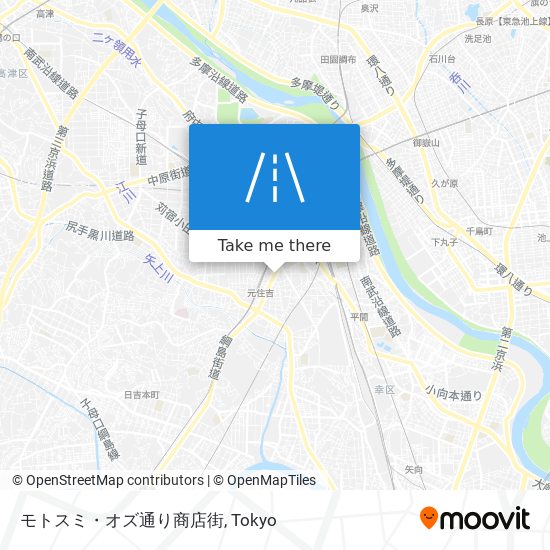 モトスミ・オズ通り商店街 map