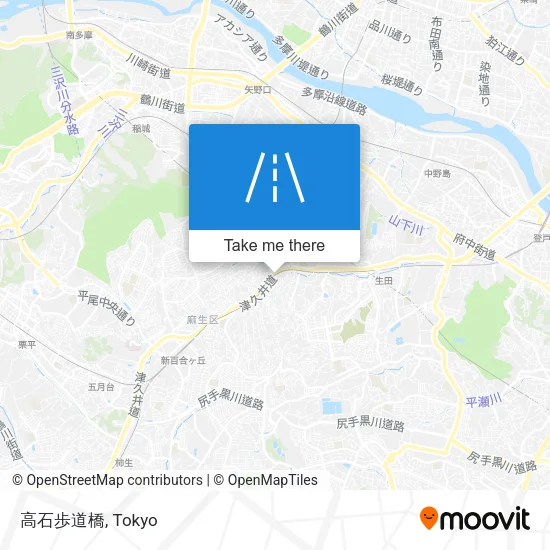 高石歩道橋 map