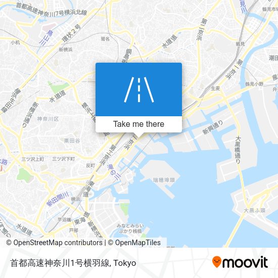 首都高速神奈川1号横羽線 map