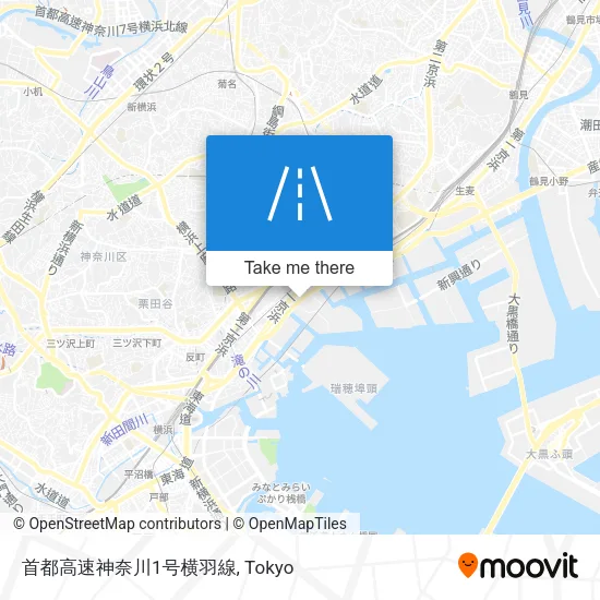 首都高速神奈川1号横羽線 map