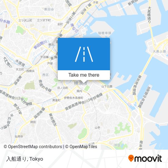 入船通り map