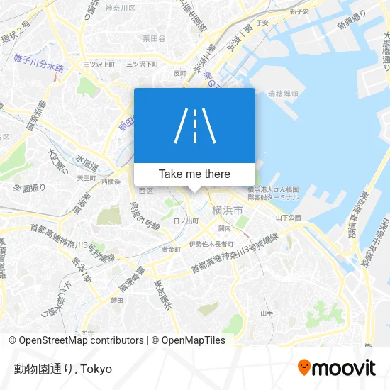 動物園通り map