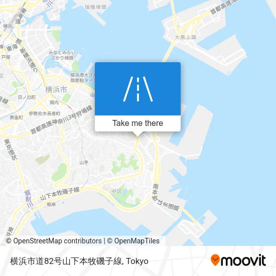 横浜市道82号山下本牧磯子線 map
