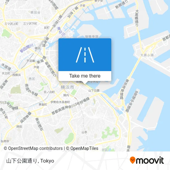 山下公園通り map