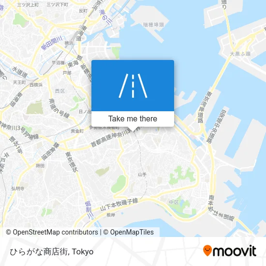 ひらがな商店街 map
