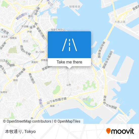 本牧通り map