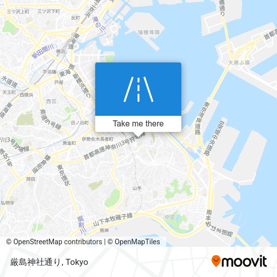 厳島神社通り map