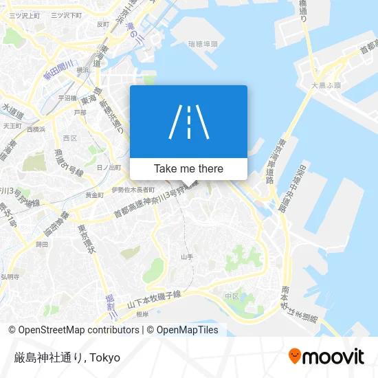 厳島神社通り map