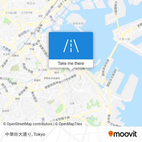 中華街大通り map
