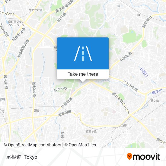 尾根道 map