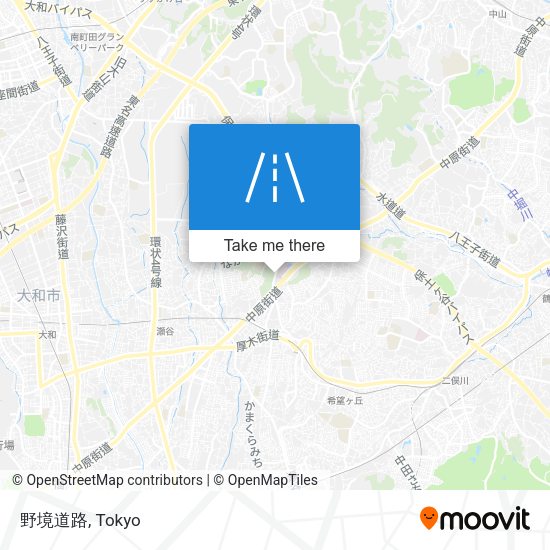 野境道路 map