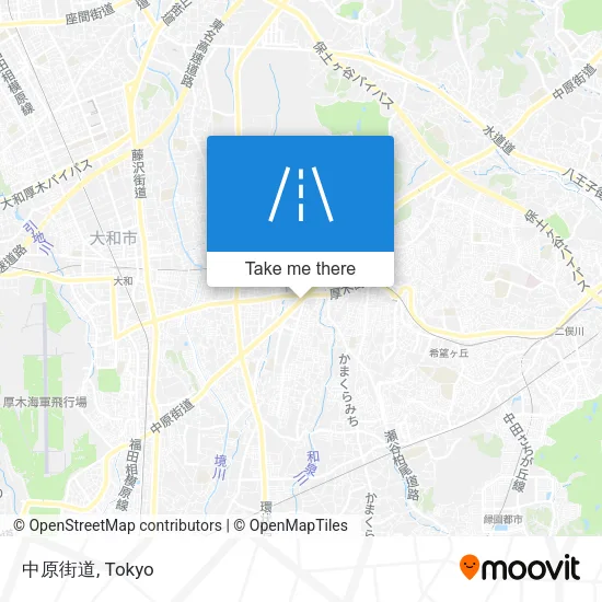 中原街道 map