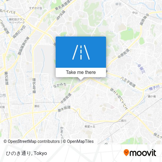 ひのき通り map