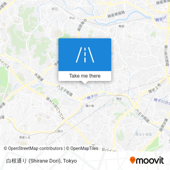 白根通り (Shirane Dori) map