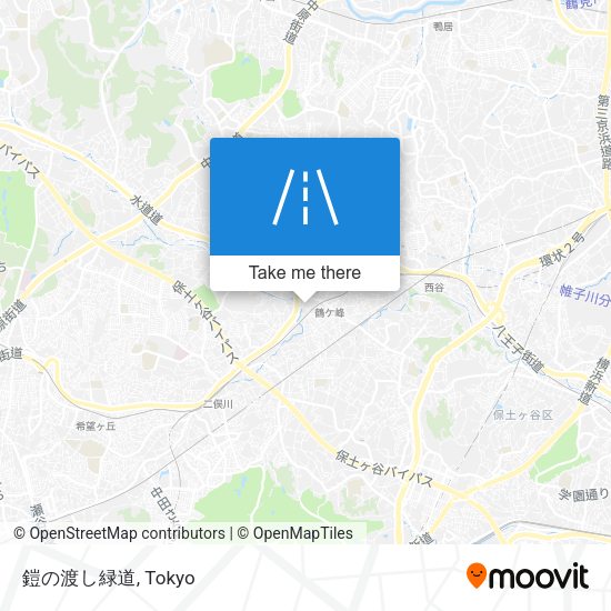 鎧の渡し緑道 map