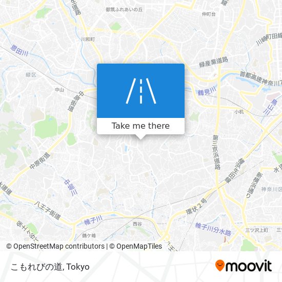 こもれびの道 map