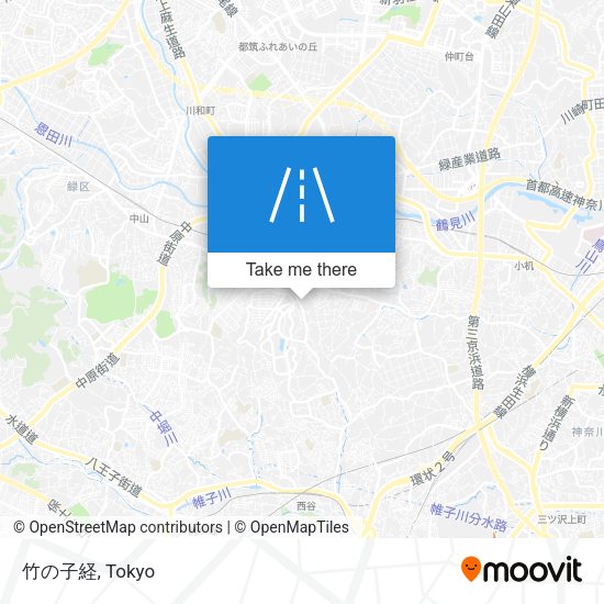 竹の子経 map