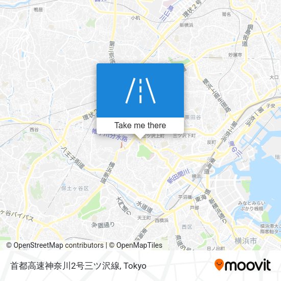 首都高速神奈川2号三ツ沢線 map