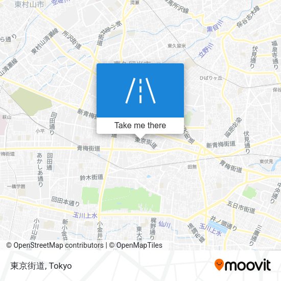 東京街道 map