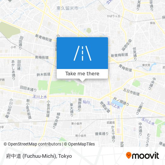 府中道 (Fuchuu-Michi) map