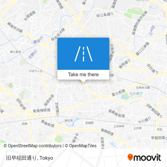 旧早稲田通り map