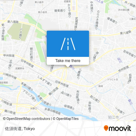 佐須街道 map