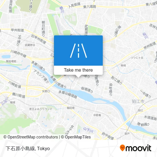 下石原小島線 map