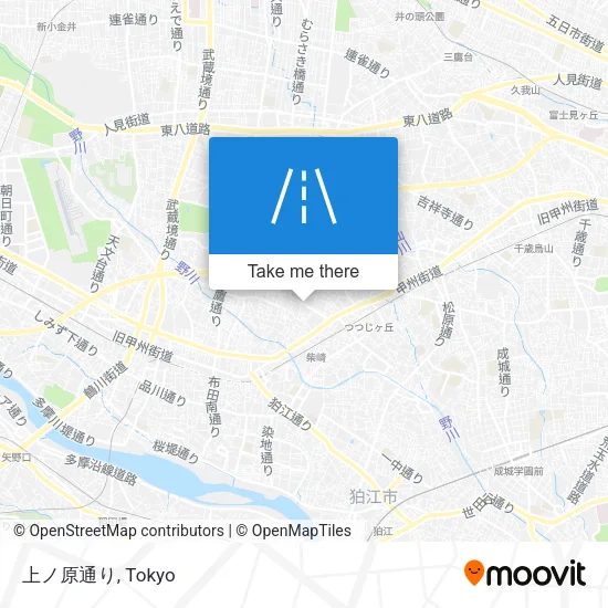 上ノ原通り map