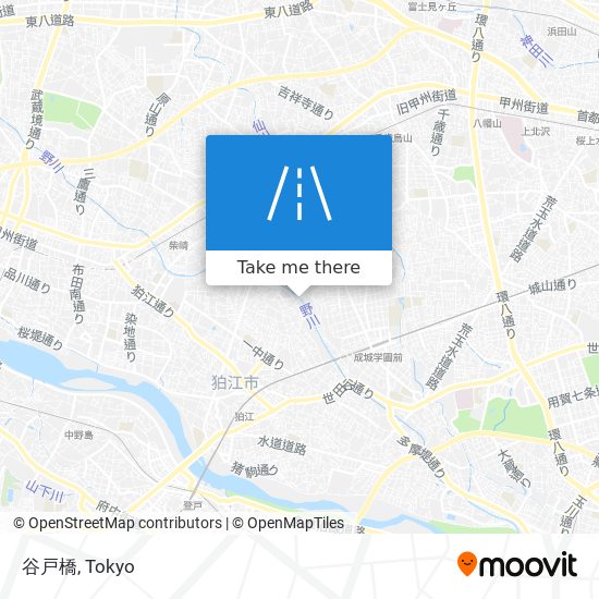 谷戸橋 map