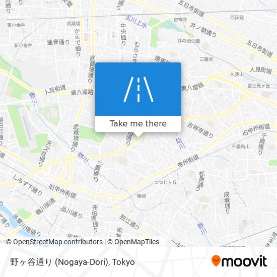 野ヶ谷通り (Nogaya-Dori) map