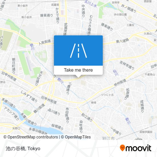 池の谷橋 map