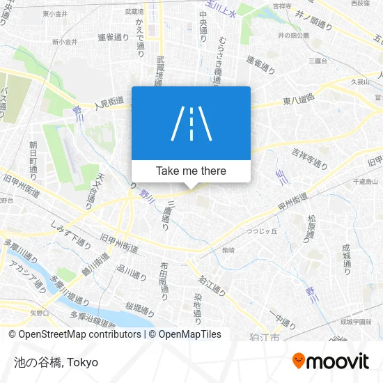 池の谷橋 map
