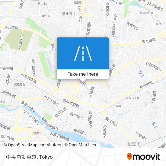 中央自動車道 map