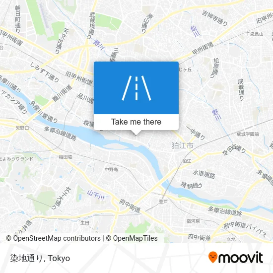 染地通り map