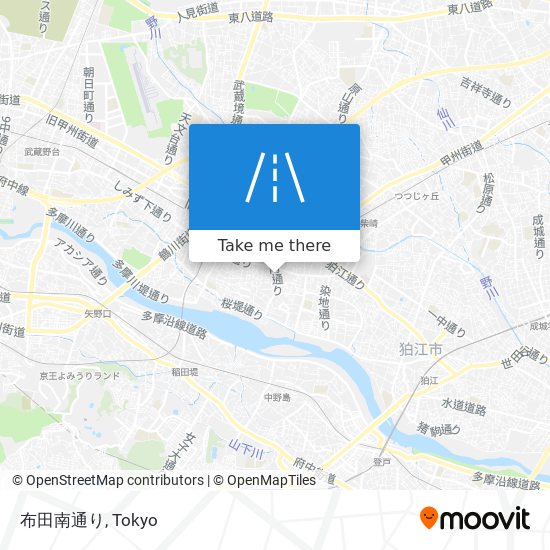 布田南通り map