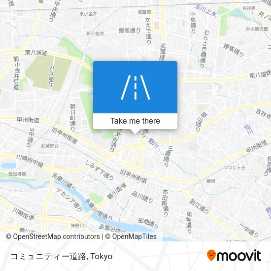 コミュニティー道路 map