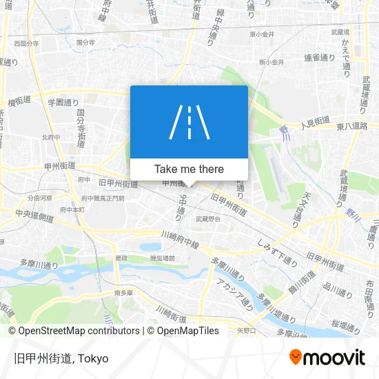 旧甲州街道 map