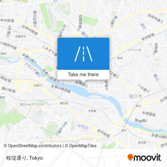 桜堤通り map