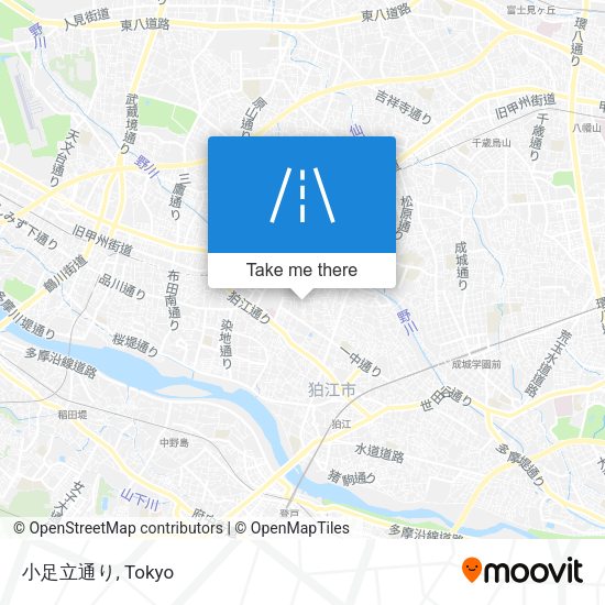 小足立通り map