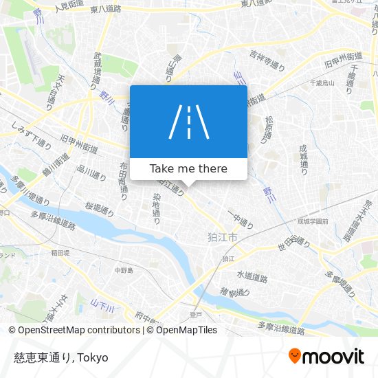 慈恵東通り map