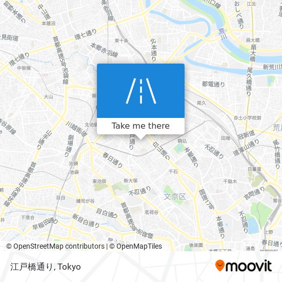 江戸橋通り map