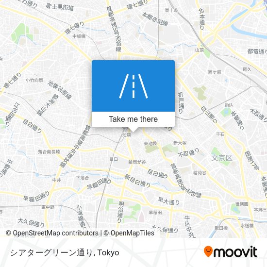 シアターグリーン通り map
