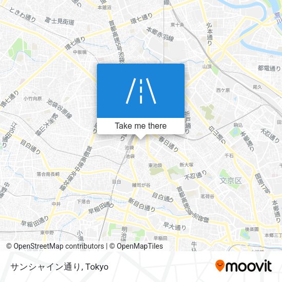 サンシャイン通り map