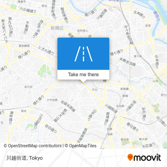 Kawagoe Highway map