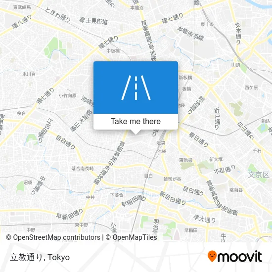 立教通り map