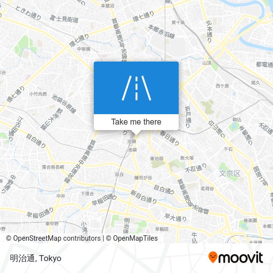 明治通 map